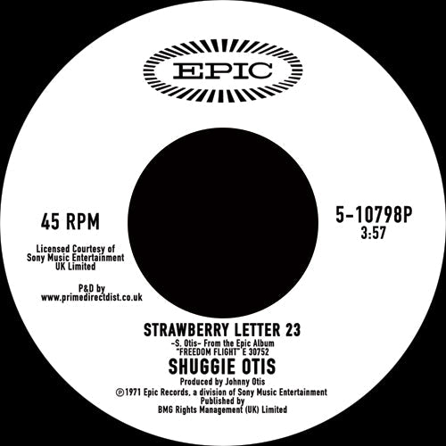 Shuggie Otis - Strawberry Letter 23 7" Vinyl_5060202593637_GOOD TASTE Records