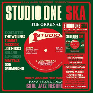 SOUL JAZZ RECORDS PRESENTS - STUDIO ONE SKA (GREEN VINYL/2LP) (RSD) Vinyl LP_5026328300856_GOOD TASTE Records