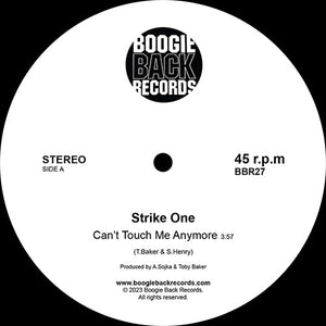 Strike One - Can't Touch Me Anymore Vinyl 7"_BBR27 7_GOOD TASTE Records