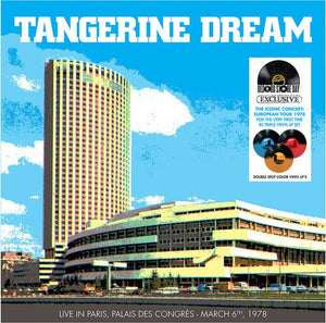TANGERINE DREAM - LIVE IN PARIS, PALAIS DES CONGRES (HALF BLUE, RED, ORANGE VINYL/2LP) (RSD) Vinyl LP_3700477835460_GOOD TASTE Records