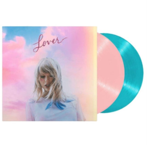 Taylor Swift - Lover (Pink & Blue Color) Vinyl LP_602508148453_GOOD TASTE Records