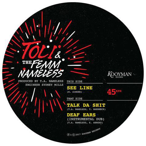 Toli & The Femm Nameless – See Line Red Colored 10" Vinyl_0101010127_GOOD TASTE Records