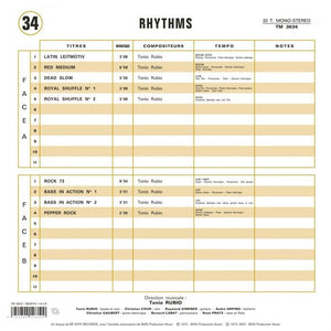 Tonio Rubio - Rhythms Vinyl LP_4251804128100_GOOD TASTE Records