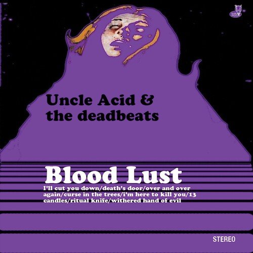 Uncle Acid & The Deadbeats - Blood Lust (Purple/Black/White Splatter Color) Vinyl LP_803341359208_GOOD TASTE Records