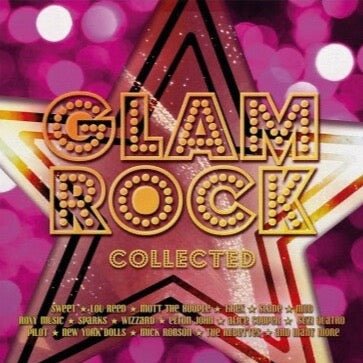 Various - Glam Rock Collected (Silver Color) Vinyl LP_600753978573_GOOD TASTE Records