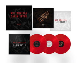 Wiz Khalifa - Cabin Fever Trilogy (Red Color) Vinyl LP Boxset_GOOD TASTE Records