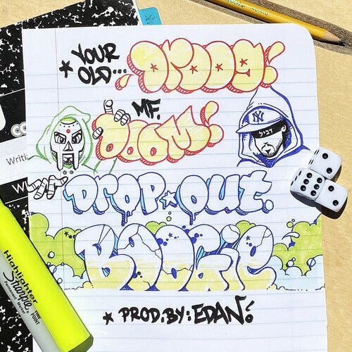 Your Old Droog + MF DOOM - Dropout Boogie 7" Vinyl_822720761968_GOOD TASTE Records